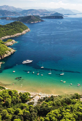 Elaphiti islands archipelago
